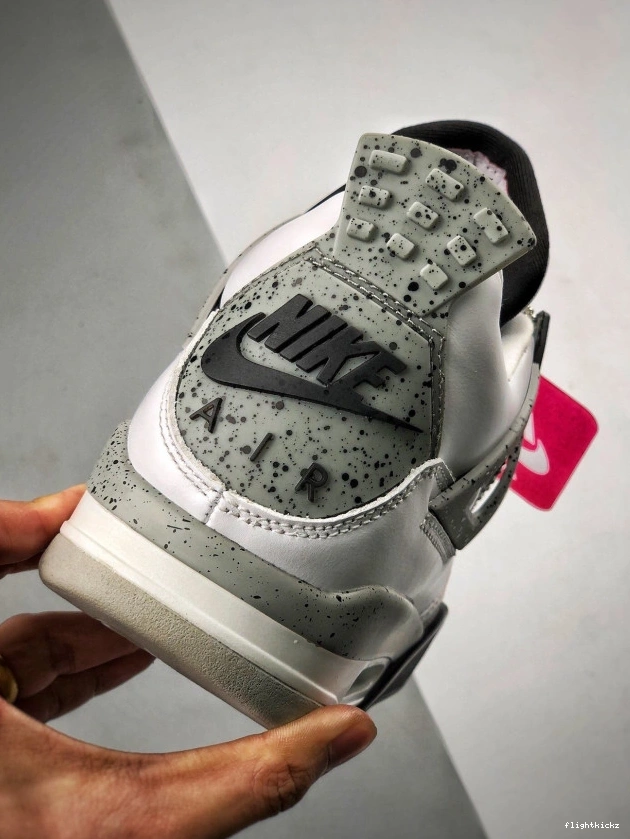 Cement 4 Jordan 840606-192 (nike) Air OG White 0901